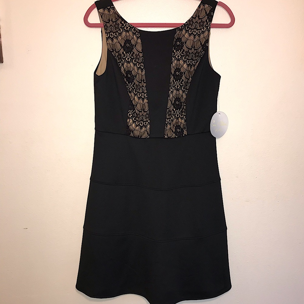 Emma & Michele “Feel Pretty” NWT Black Dress Size 8